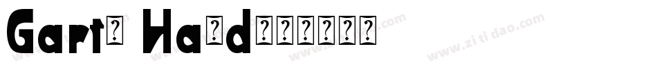 Garth Hand字体转换
